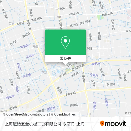 上海淑洁五金机械工贸有限公司-东南门地图