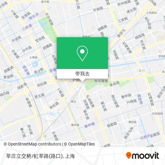 莘庄立交桥/虹莘路(路口)地图