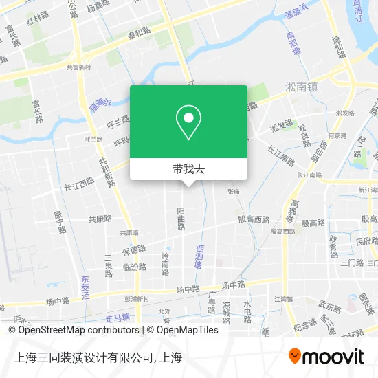 上海三同装潢设计有限公司地图
