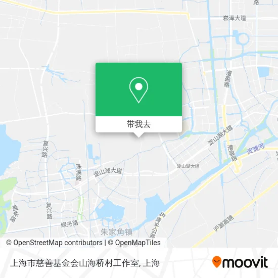 上海市慈善基金会山海桥村工作室地图