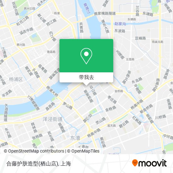 合藤护肤造型(栖山店)地图