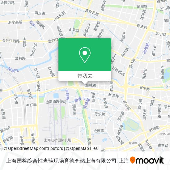 上海国检综合性查验现场育德仓储上海有限公司地图