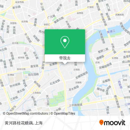 黄河路桂花糖藕地图
