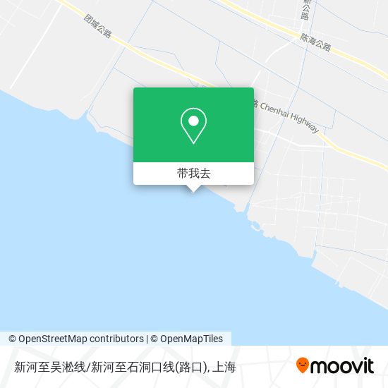 新河至吴淞线/新河至石洞口线(路口)地图