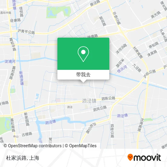 杜家浜路地图