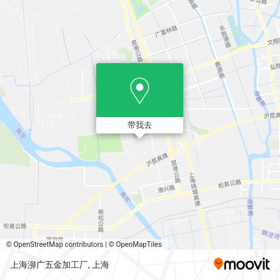 上海泖广五金加工厂地图