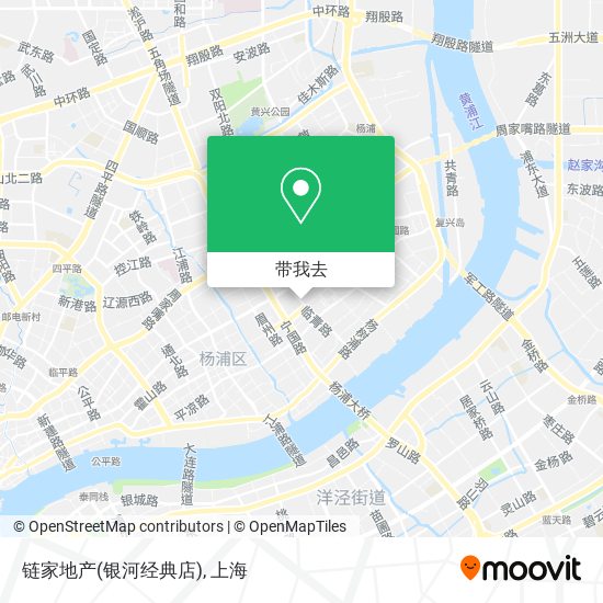 链家地产(银河经典店)地图