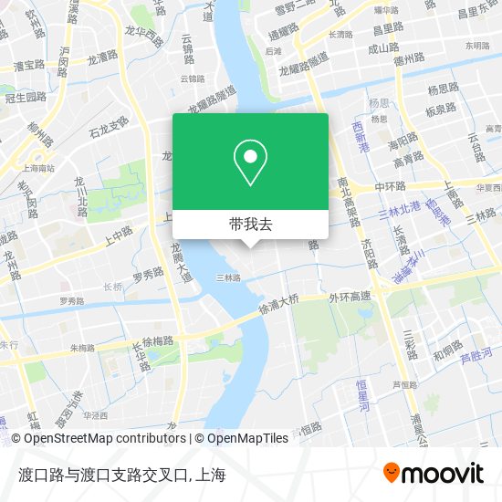 渡口路与渡口支路交叉口地图