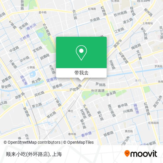 顺来小吃(外环路店)地图