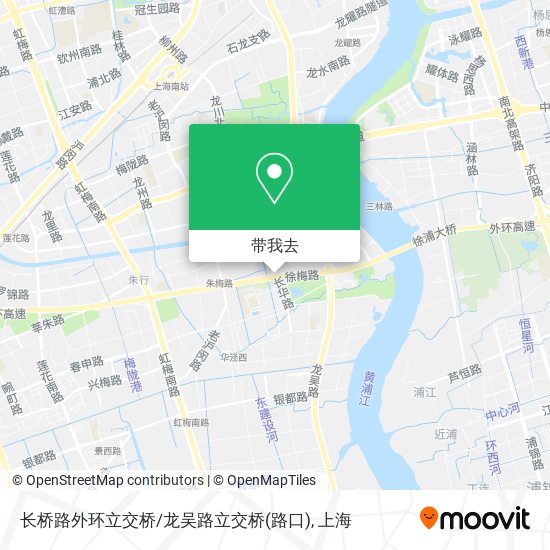 长桥路外环立交桥/龙吴路立交桥(路口)地图