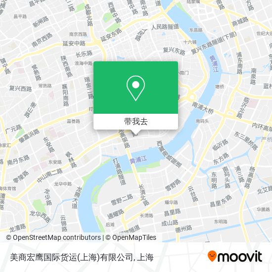 美商宏鹰国际货运(上海)有限公司地图