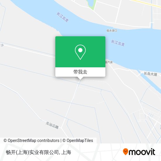 畅开(上海)实业有限公司地图