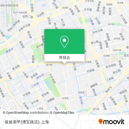 俊俊美甲(漕宝路店)地图