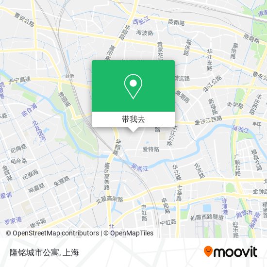 隆铭城市公寓地图