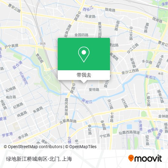 绿地新江桥城南区-北门地图