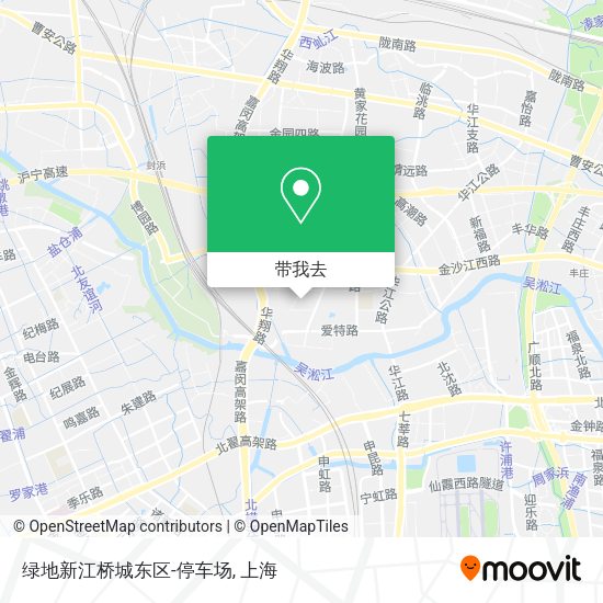 绿地新江桥城东区-停车场地图