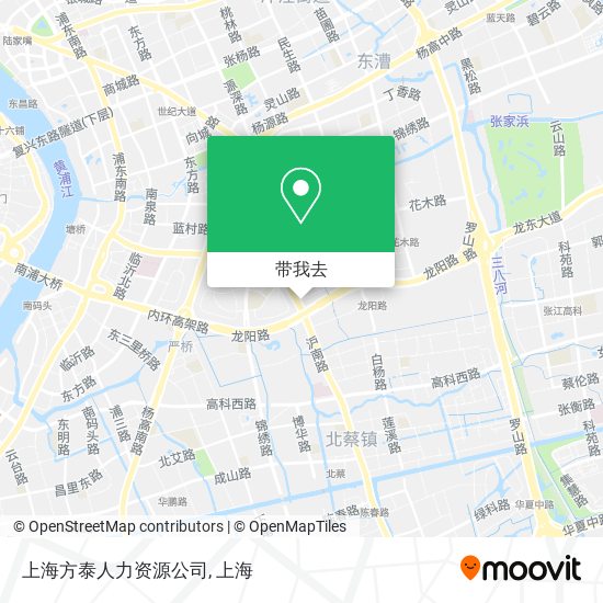 上海方泰人力资源公司地图
