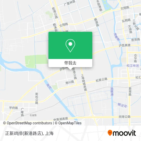 正新鸡排(新港路店)地图