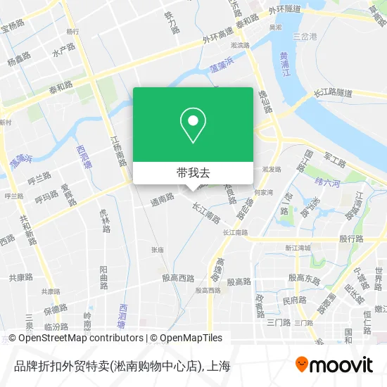 品牌折扣外贸特卖(淞南购物中心店)地图