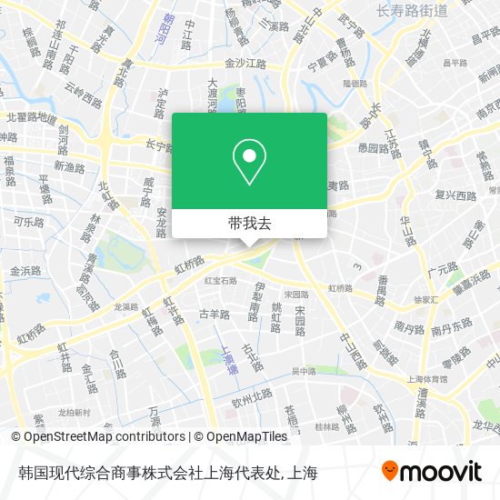 韩国现代综合商事株式会社上海代表处地图