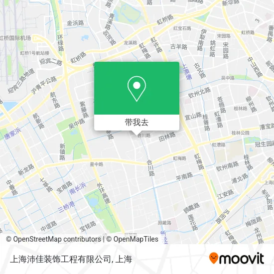 上海沛佳装饰工程有限公司地图