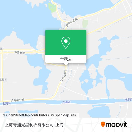 上海青浦光星制衣有限公司地图