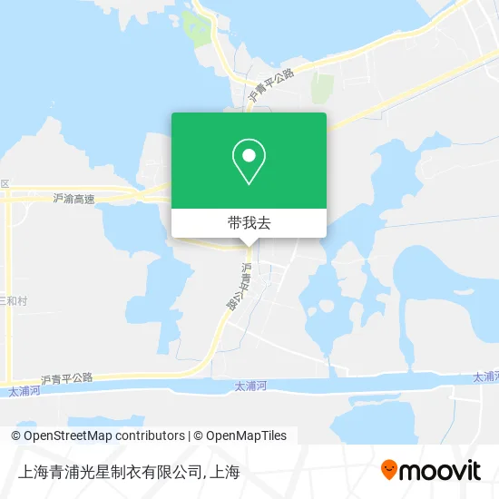 上海青浦光星制衣有限公司地图