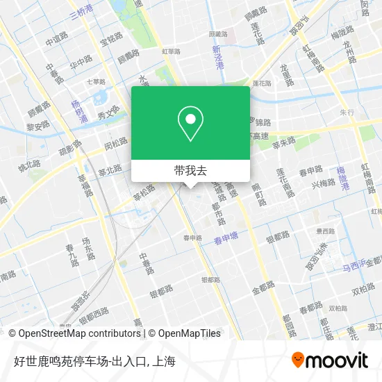好世鹿鸣苑停车场-出入口地图