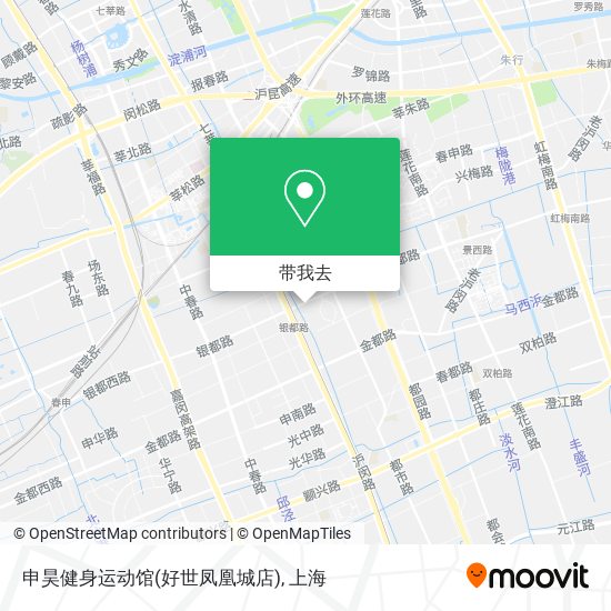申昊健身运动馆(好世凤凰城店)地图