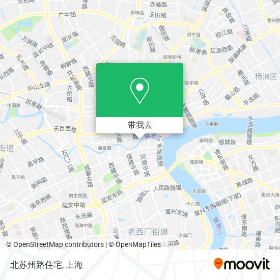 北苏州路住宅地图