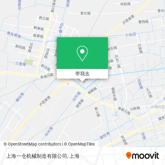 上海一仓机械制造有限公司地图