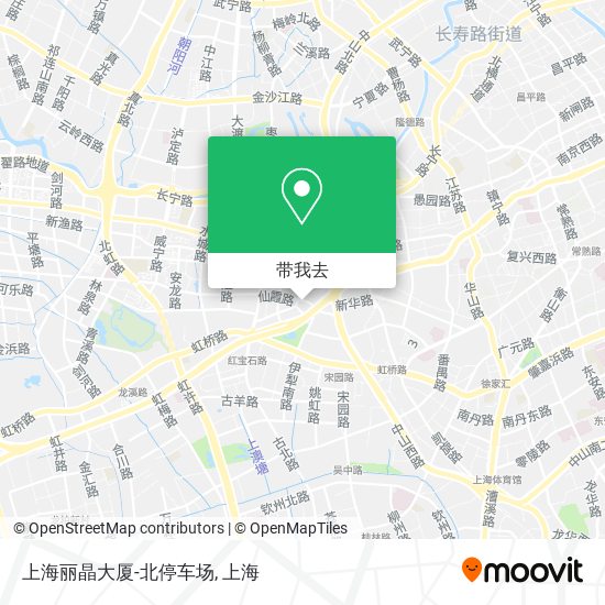 上海丽晶大厦-北停车场地图
