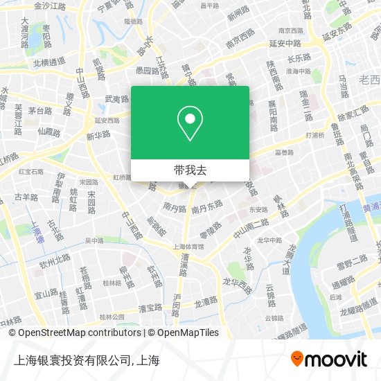 上海银寰投资有限公司地图