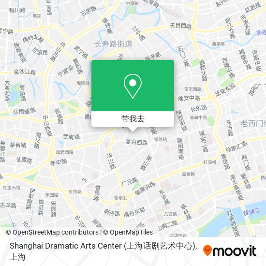 Shanghai Dramatic Arts Center (上海话剧艺术中心)地图