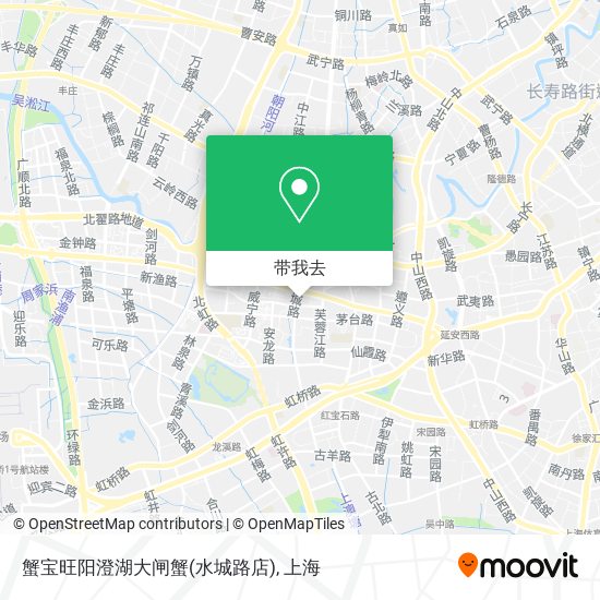 蟹宝旺阳澄湖大闸蟹(水城路店)地图