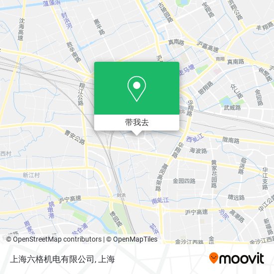 上海六格机电有限公司地图