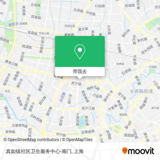 真如镇社区卫生服务中心-南门地图