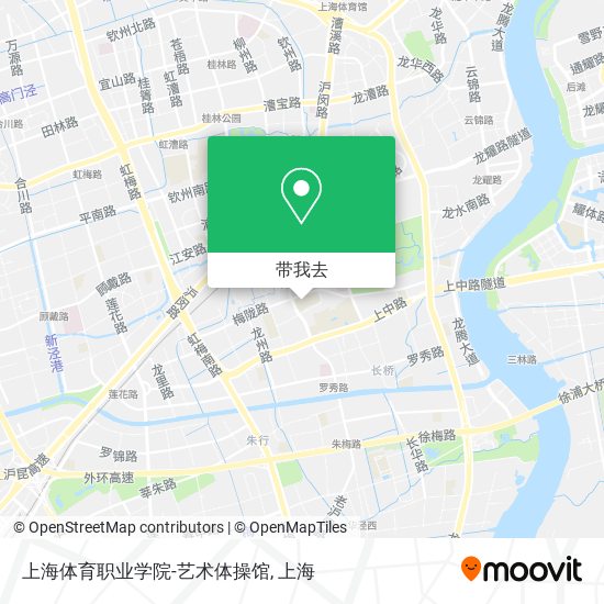 上海体育职业学院-艺术体操馆地图