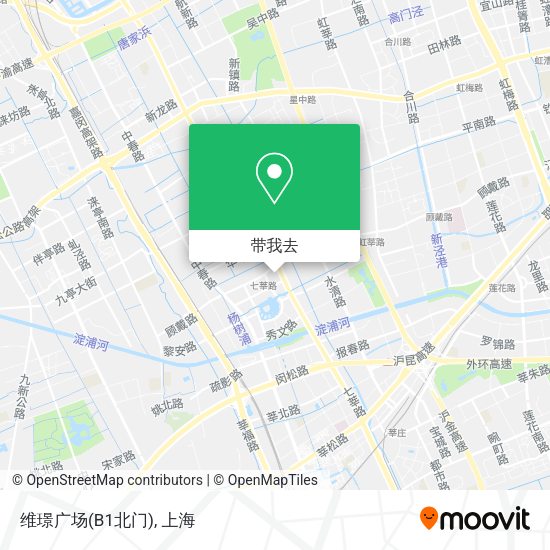 维璟广场(B1北门)地图
