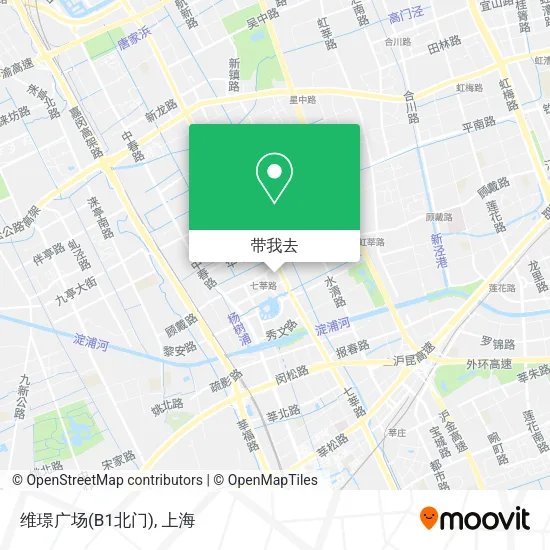 维璟广场(B1北门)地图