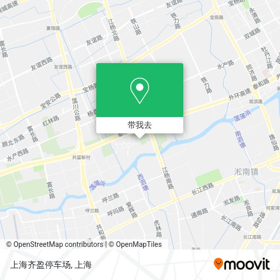 上海齐盈停车场地图
