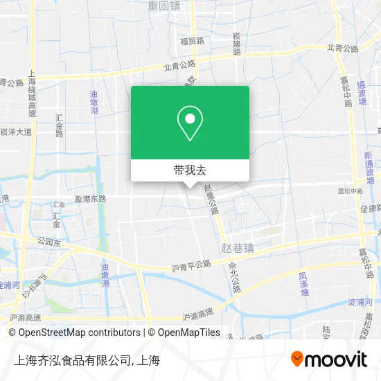 上海齐泓食品有限公司地图