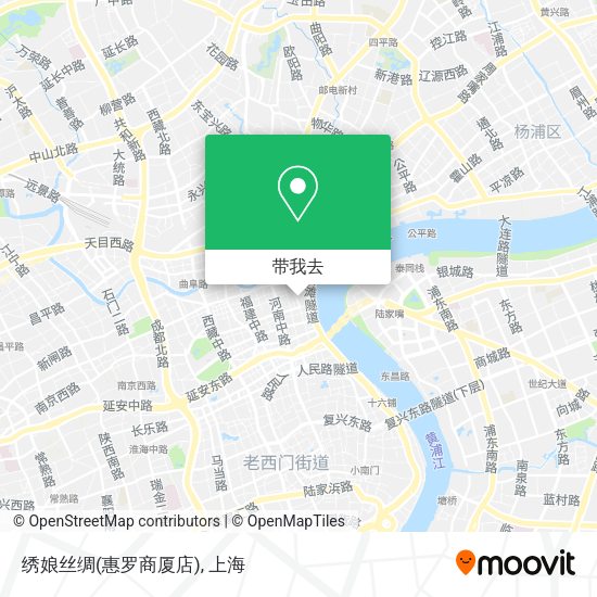 绣娘丝绸(惠罗商厦店)地图