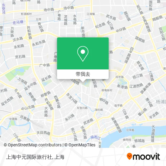 上海中元国际旅行社地图