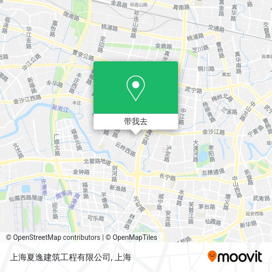 上海夏逸建筑工程有限公司地图