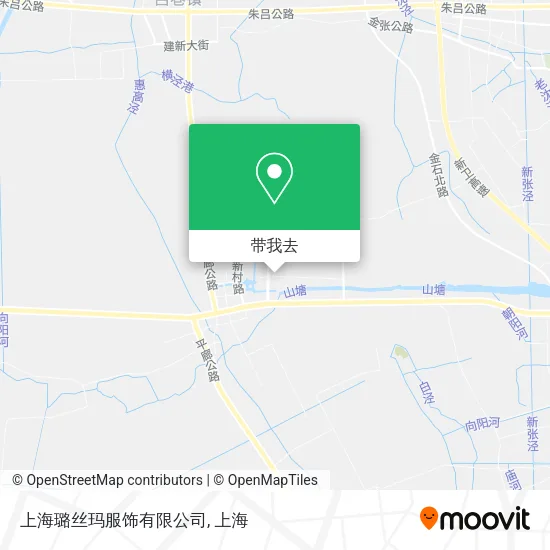 上海璐丝玛服饰有限公司地图
