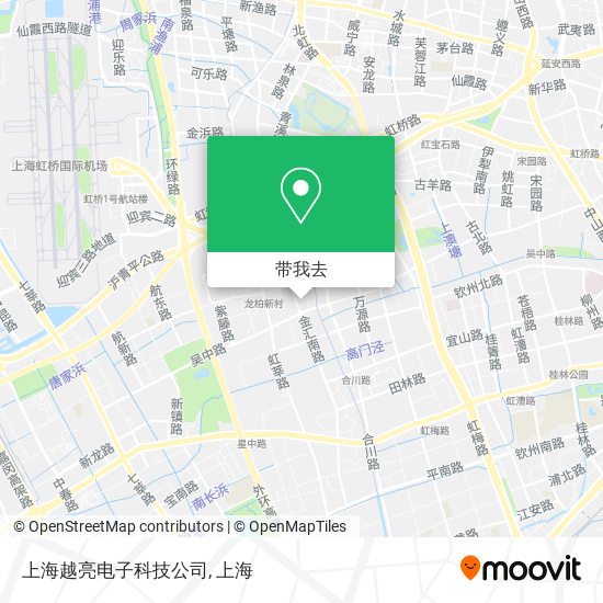 上海越亮电子科技公司地图