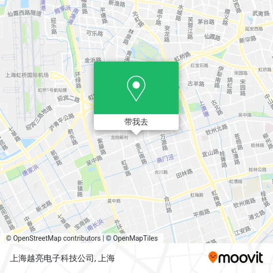 上海越亮电子科技公司地图