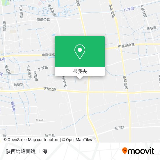 陕西饸烙面馆地图