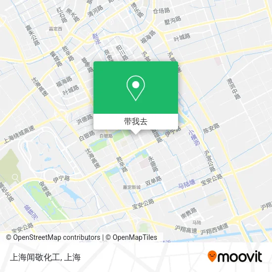 上海闻敬化工地图